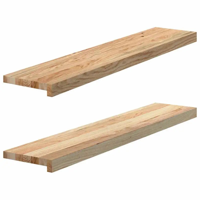 Houten vensterbanken van massief eikenhout voor een natuurlijke uitstraling - Naturel / 100 x 20 x 2 cm / 1