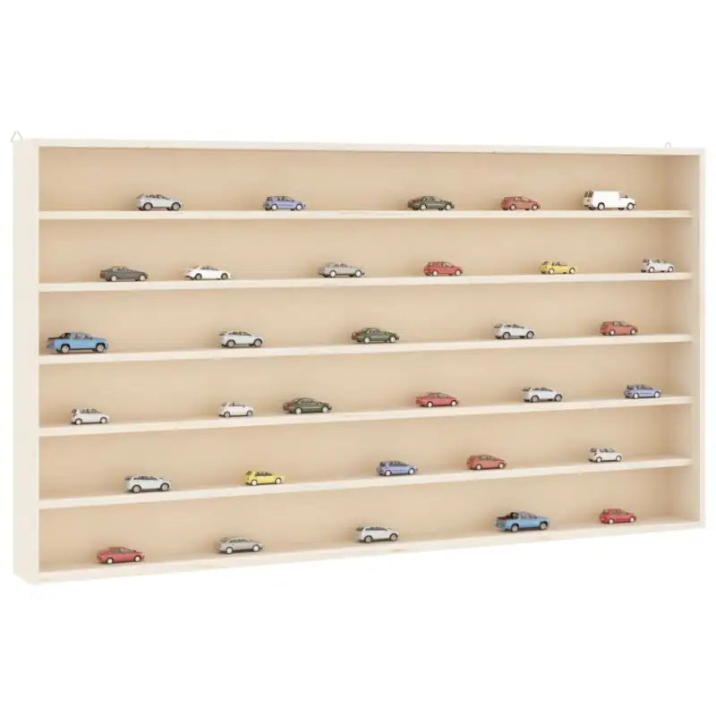 Houten Vitrinekast voor een Strakke en Georganiseerde Ruimte - 80 x 8.5 x 55 cm / 1 - Wandplanken