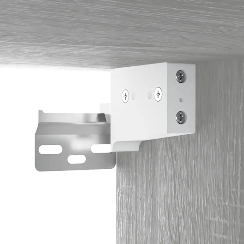 Houten wandkast met Scandinavische charme in grijs Sonoma bewerkt hout - Opbergkasten & lockerkasten