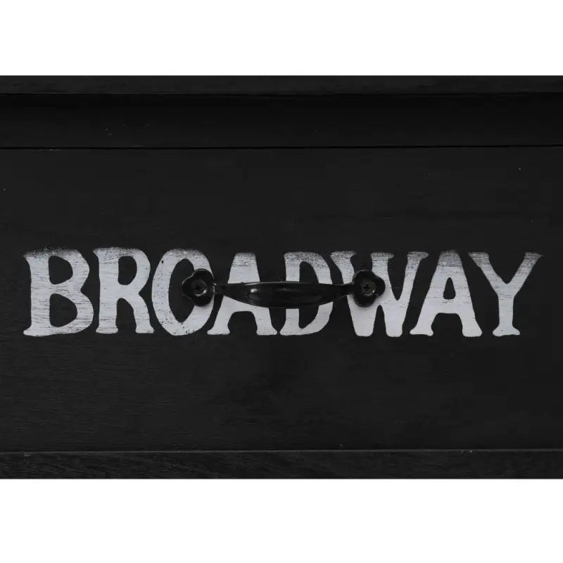 Houten wandtafel met open vak en eventueel kantelen of omvallen voorkomen - Bijzettafels