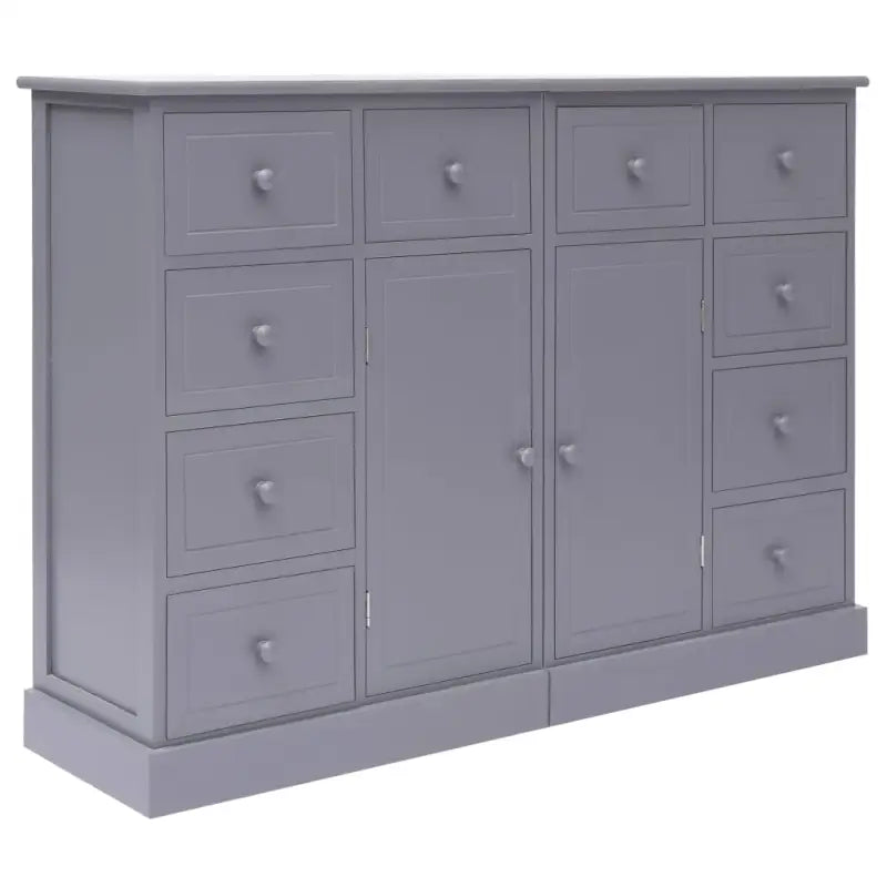 Individuele dressoirs of één set levering bevat in trendy houten design - Grijs / 1 - Dressoirs & buffetkasten