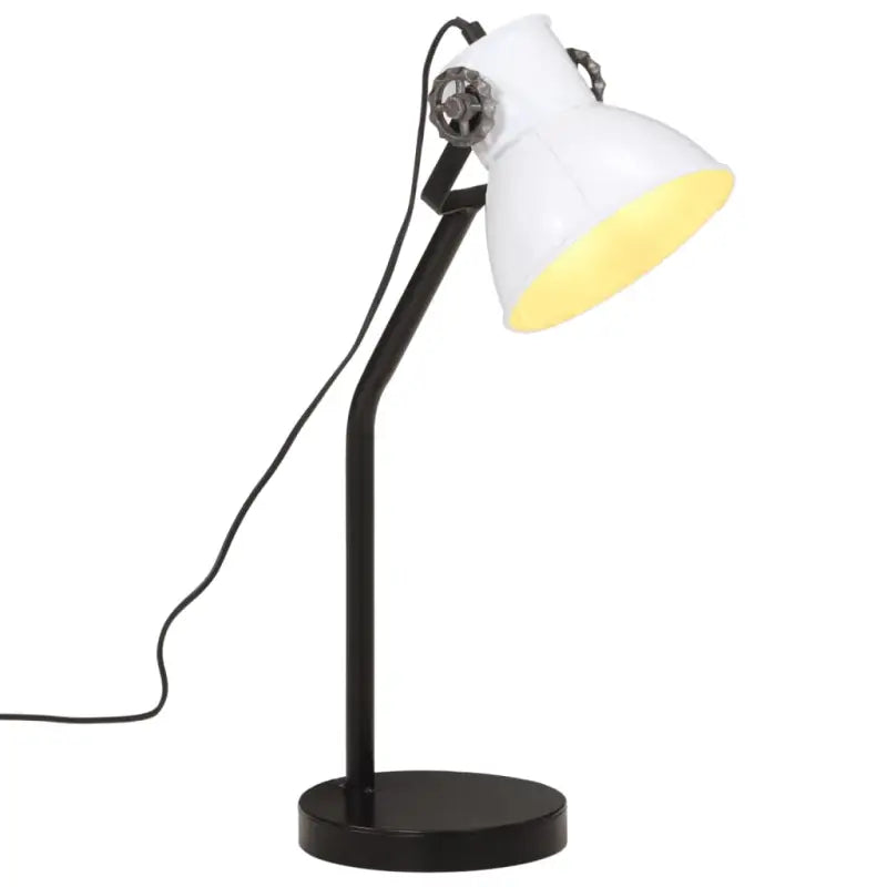 Industriële bureaulamp met E27 fitting voor een opvallende uitstraling - Wit / 1 - Lampen