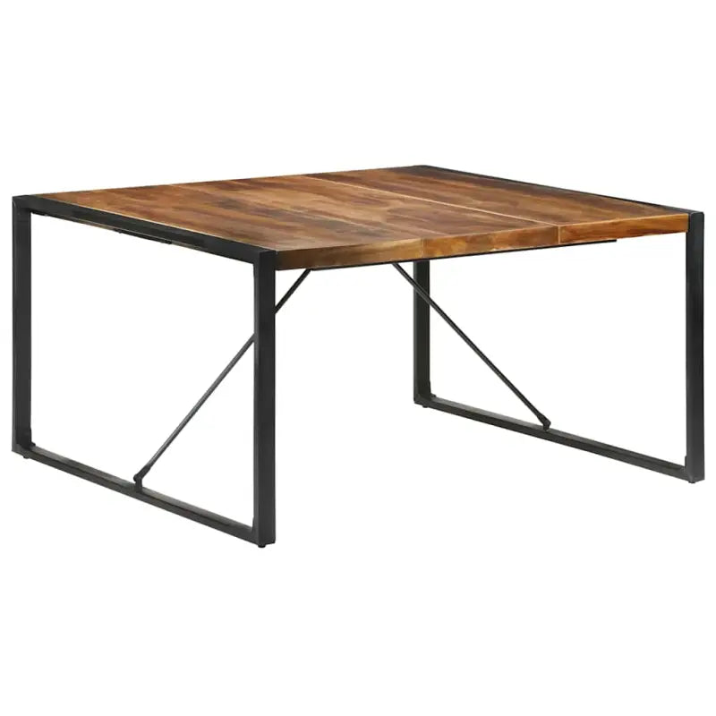 Industriële eettafel van massief acaciahout voor een uniek meubelstuk - Eettafels