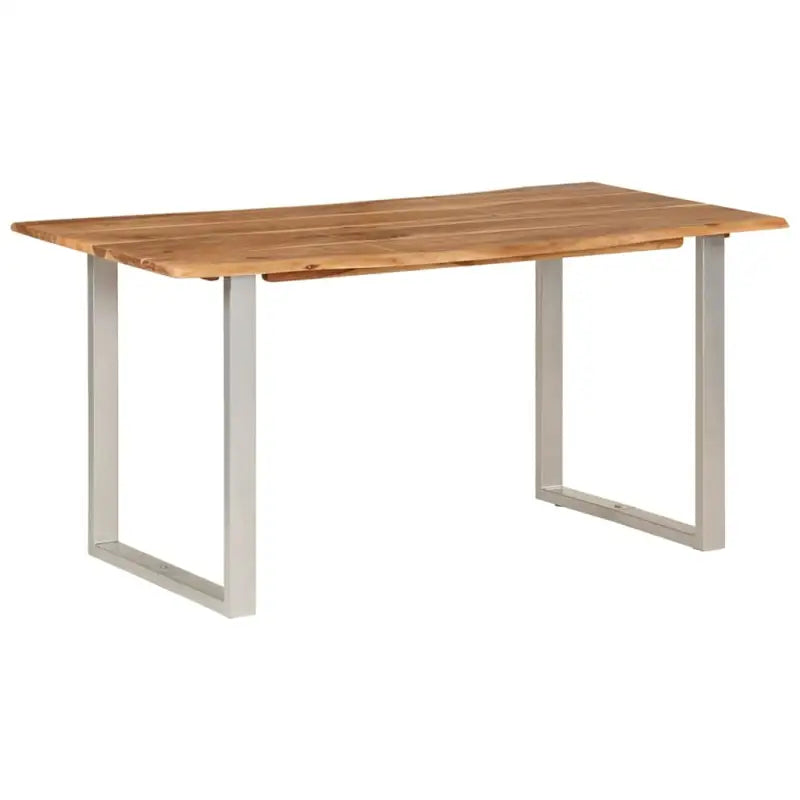 Industriële eettafel van massief acaciahout voor stijlvolle eetkamers - Eettafels