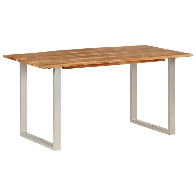 Industriële eettafel van massief acaciahout voor stijlvolle eetkamers - Eettafels