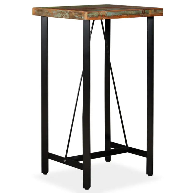 Industriële eettafel van massief gerecycled hout voor je keuken of eetkamer - Eettafels