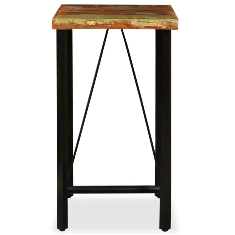 Industriële eettafel van massief gerecycled hout voor je keuken of eetkamer - Eettafels