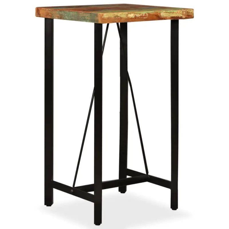 Industriële eettafel van massief gerecycled hout voor je keuken of eetkamer - Eettafels