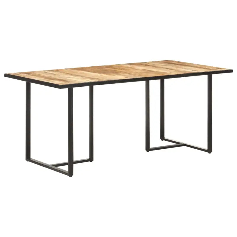 Industriële eettafel van massief mangohout voor een robuuste look - Eettafels