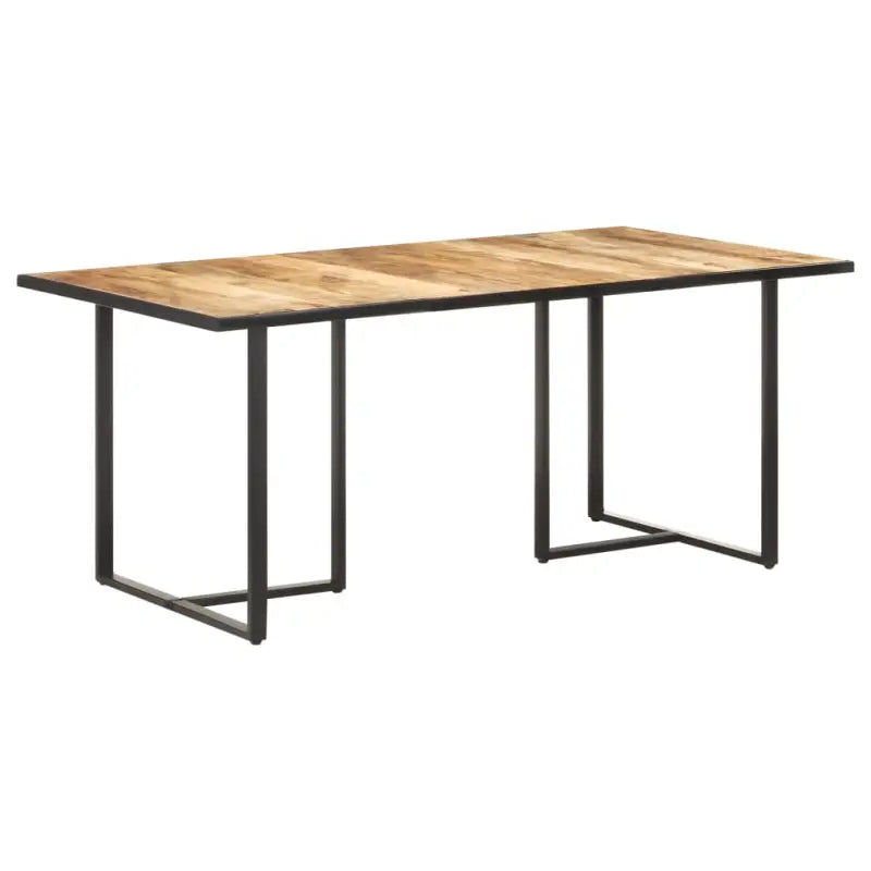 Industriële eettafel van massief mangohout voor een robuuste look - Eettafels