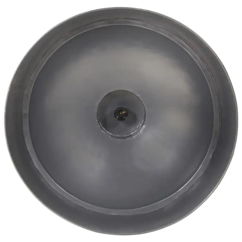 Industriele hanglamp met matgrijze afwerking en massief mangohout - Lampen