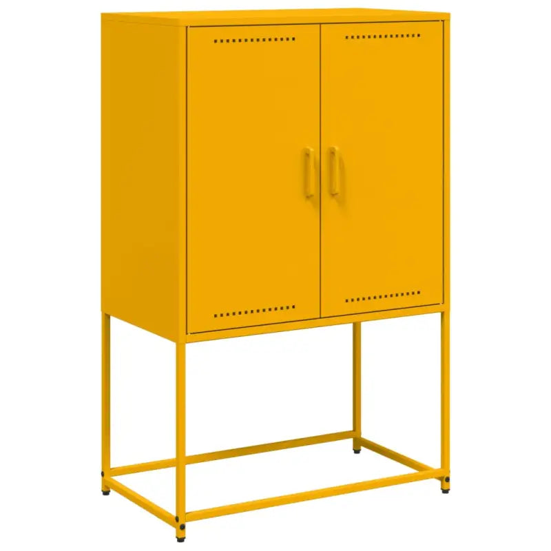 Industriële hoge kast voor woon- of slaapkamer met robuust staal - Dressoirs & buffetkasten