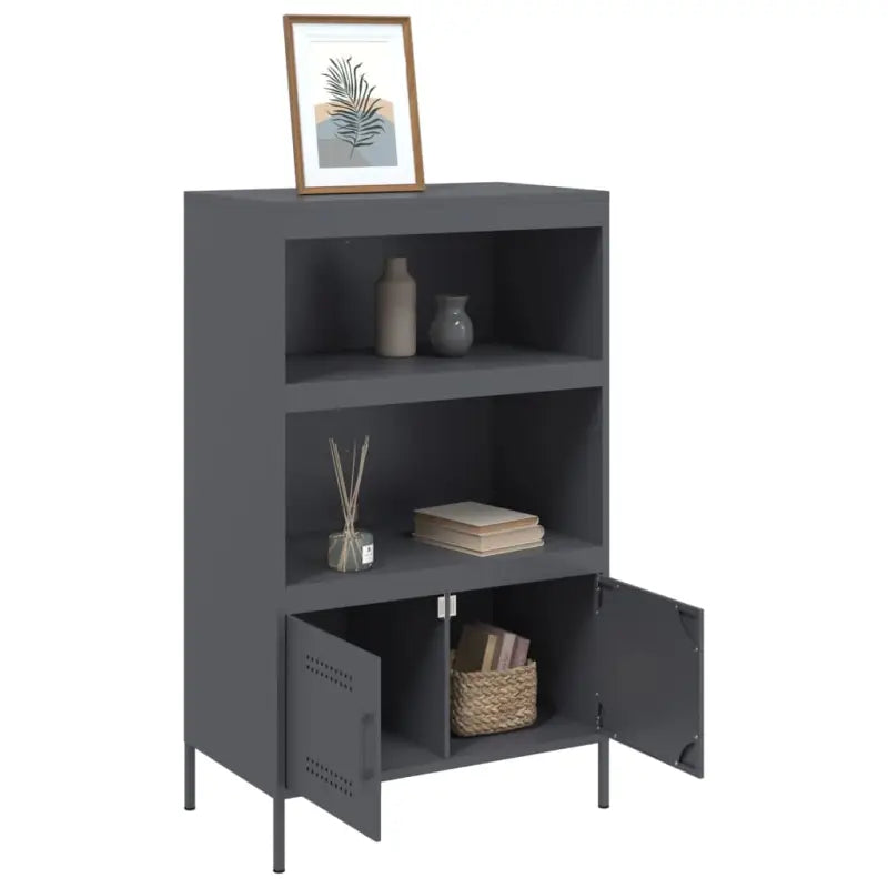 Industriële hoge kast voor woonkamer of slaapkamer duurzame stijl - Dressoirs & buffetkasten