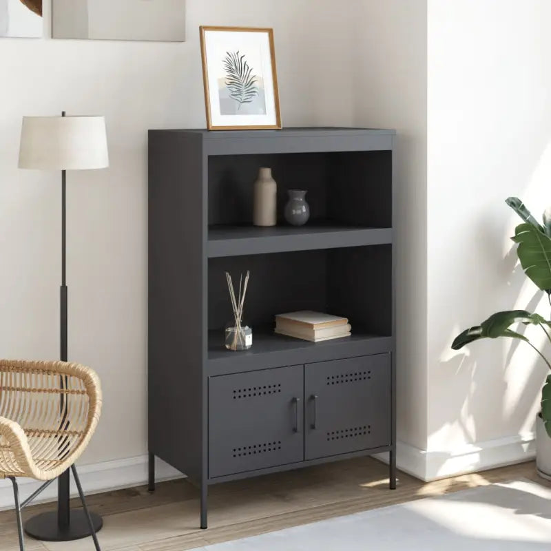 Industriële hoge kast voor woonkamer of slaapkamer duurzame stijl - Dressoirs & buffetkasten