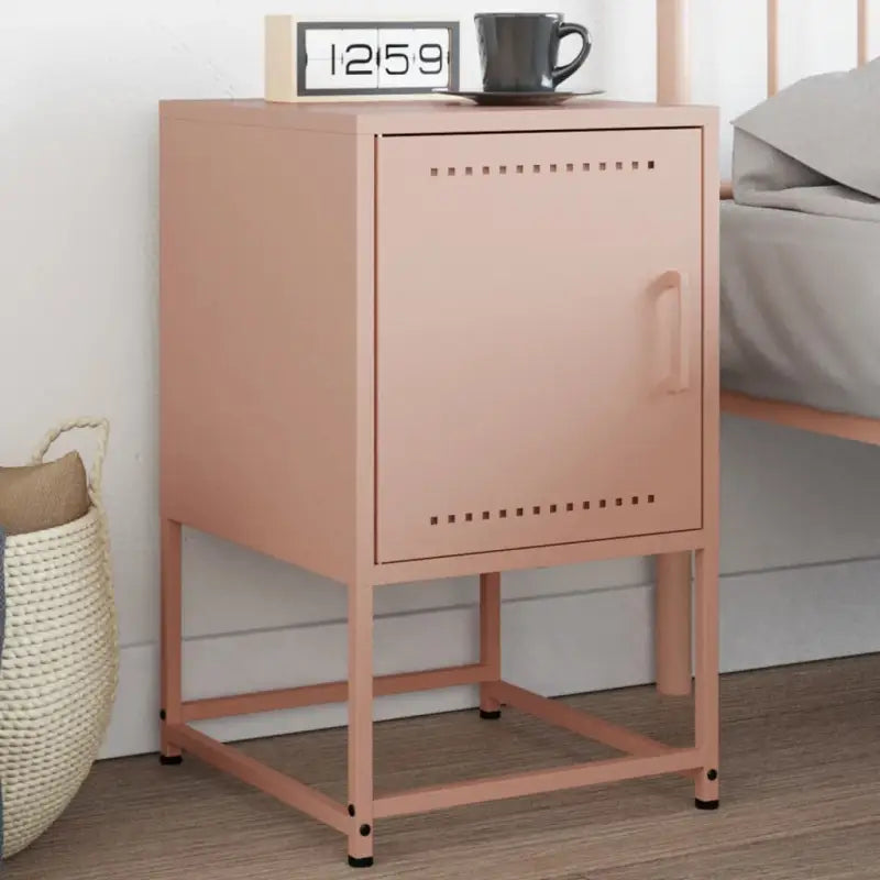 Industriële nachtkastjes voor eenvoudig schoon en duurzame interieurs - Roze / 1 - Nachtkastjes