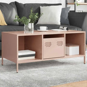 Industriële salontafel met koudgewalst staal en verstelbare schroefpoten - Salontafels