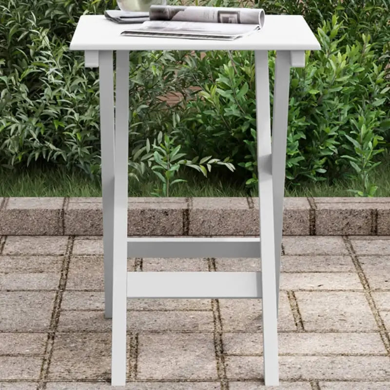 Inklapbare bijzettafel van massief populierenhout voor binnen en buiten - Tuintafels