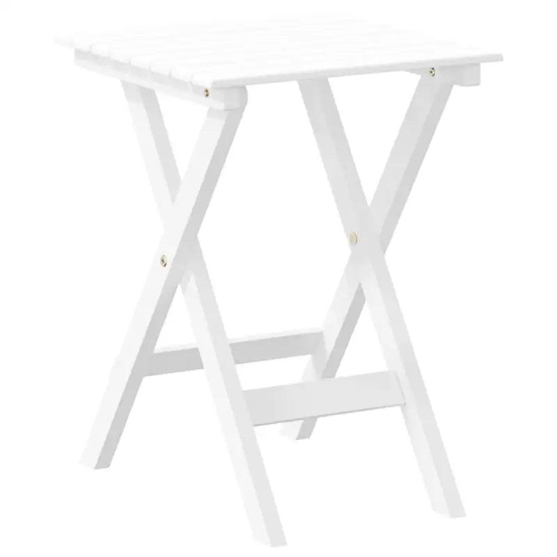 Inklapbare bijzettafel van massief populierenhout voor binnen en buiten - Tuintafels