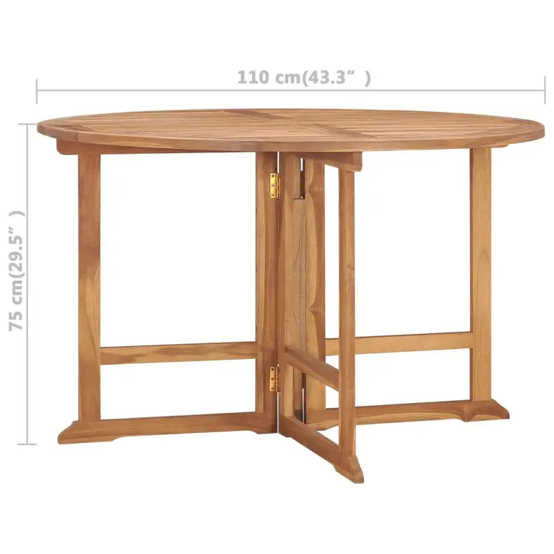 Inklapbare houten eettafel de perfecte keuze voor je tuin of terras - Tuintafels