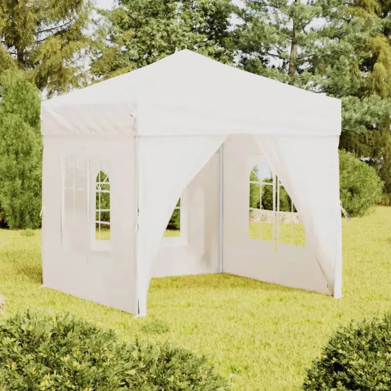 Inklapbare partytent met 210D Oxford stof voor buitenevenementen - Wit / 2 x 2 m / 1 - Partytenten & prieëlen