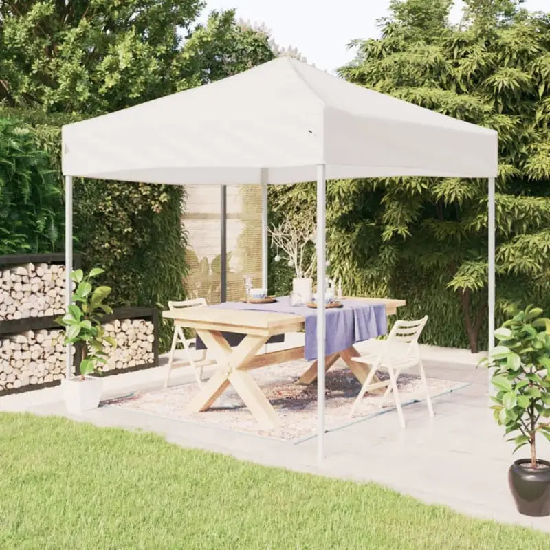 Inklapbare Partytent met 210d Oxford stof voor buitenevenementen - Wit / 2 x 2 m / 1 - Partytenten & prieëlen