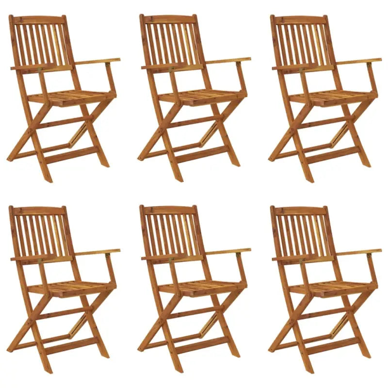 Inklapbare tuinset met massief acaciahout en afmetingen tafel - Tuinsets
