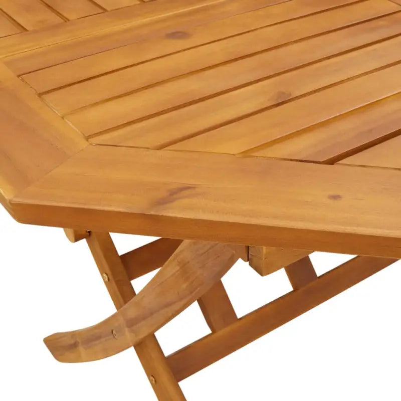 Inklapbare tuintafel van massief acaciahout voor eenvoudig schoon en buiten genieten - Tuinsets
