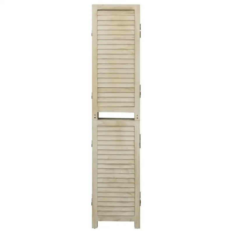 Kamerscherm in vintage-stijl van massief Paulowniahout - Kamerschermen