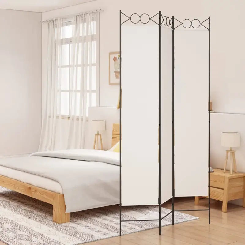 Kamerscherm voor het creëren van privéruimtes in huis - Wit / 120 x 220 cm / 3 - Kamerschermen
