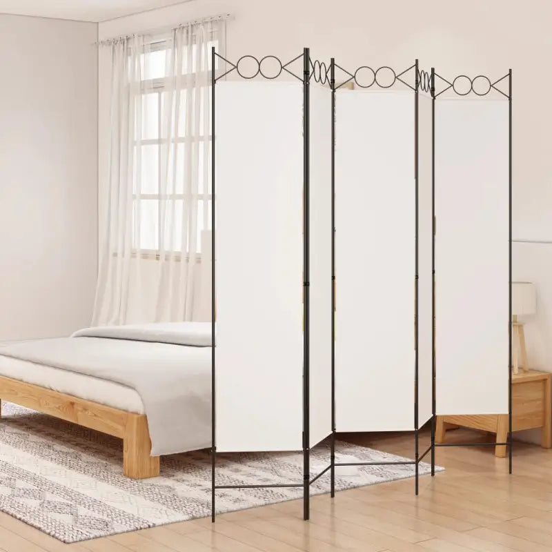 Kamerscherm voor het creëren van privéruimtes in huis - Wit / 200 x 200 cm / 5 - Kamerschermen