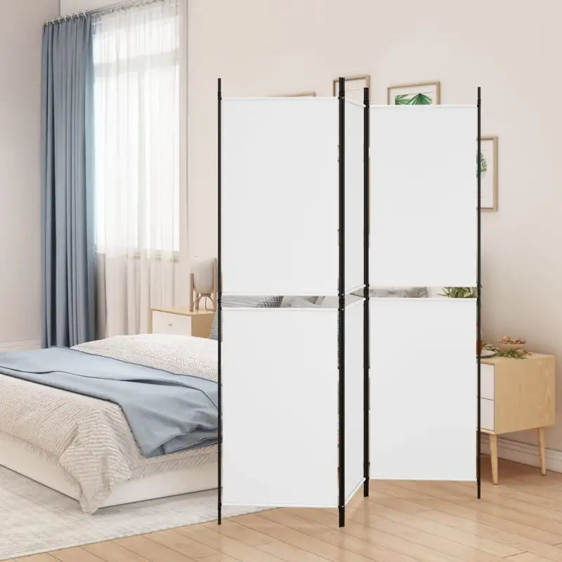 Kamerscherm voor het verdelen en privacy in ruimtes - Wit / 150 x 180 cm / 3 - Kamerschermen