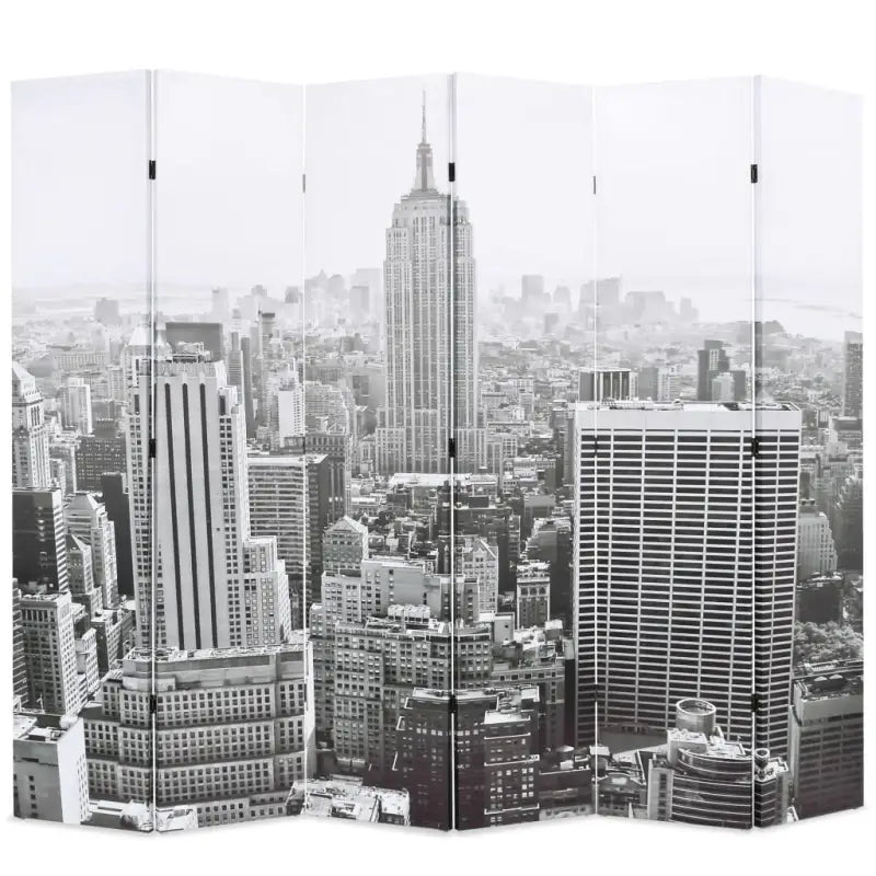 Kamerscherm voor privacy in je kamer of kantoor in New York - 228 x 170 cm / 6 - Kamerschermen