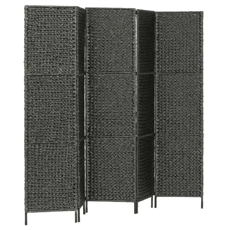 Kamerschermen met geweven stijl voor een praktische en decoratieve touch - Zwart - Kamerschermen