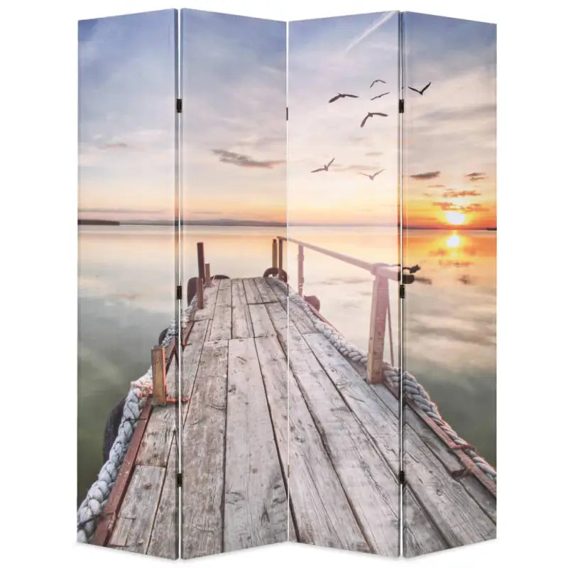 Kamerverdeler met mooie fotoprint voor privacy en decoratie - 160 x 170 cm / 4 - Kamerschermen