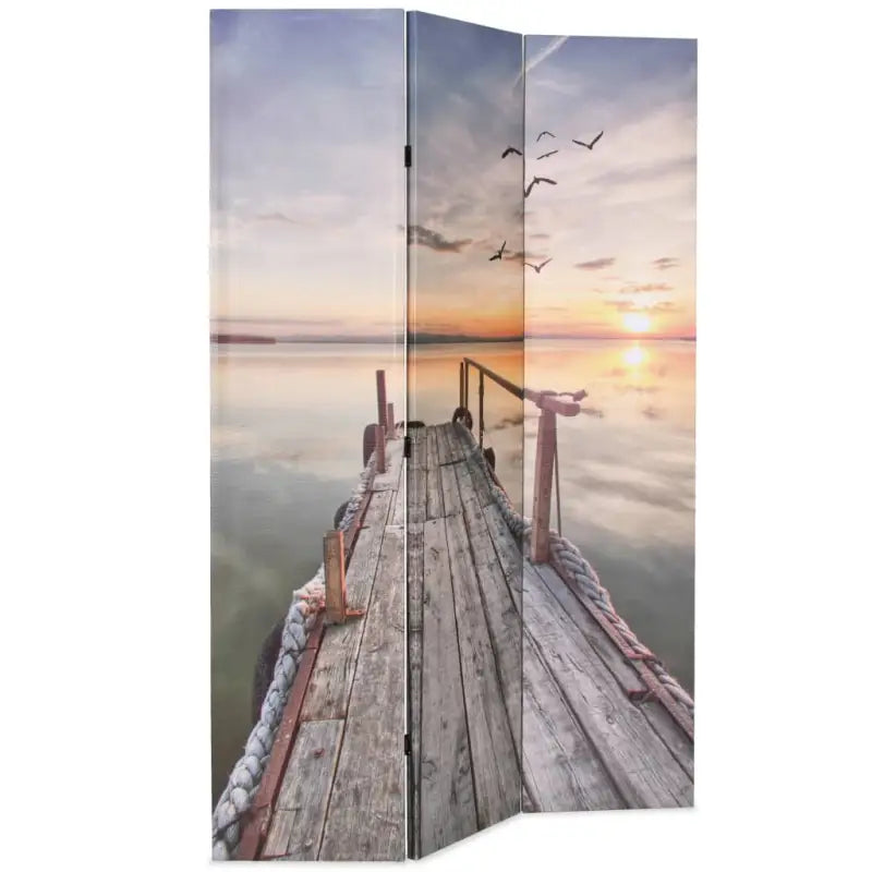 Kamerverdeler met mooie fotoprint voor privacy en decoratie - Kamerschermen