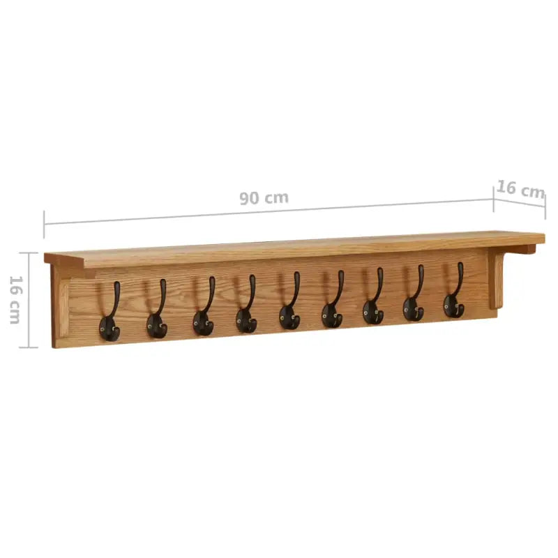 Kapstok van massief eikenhout voor een praktische en decoratieve kamerstuk - Kapstokken