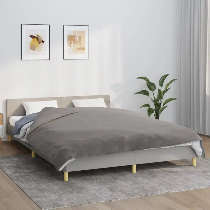 Katoenen stof verzwaringsdeken met geurloze glasparels en interne lussen - 200 x 230 cm / 1 / 9 kg - Dekens