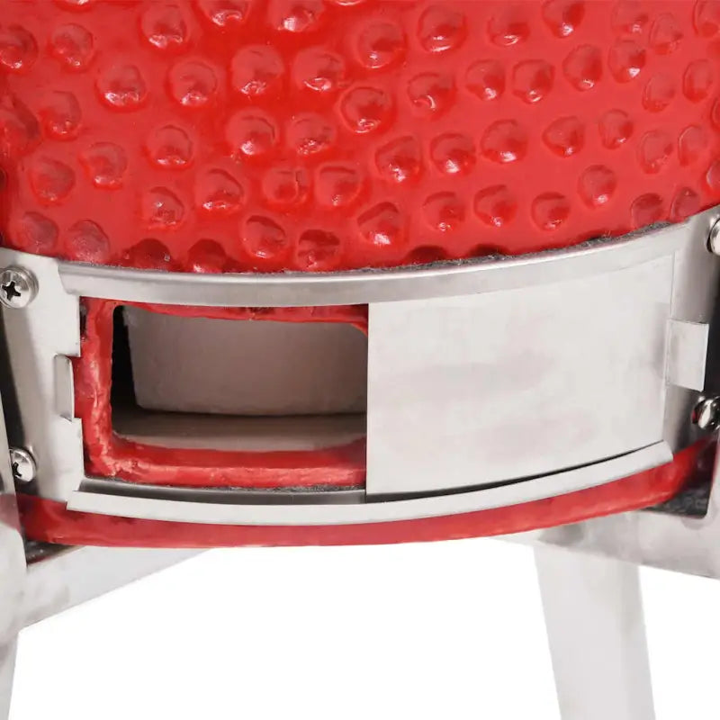 Keramische Kamado Grill met ingebouwde thermometer en mooie buitenafwerking - Barbecues