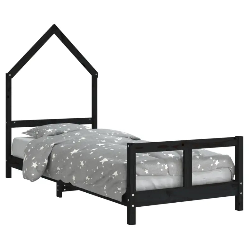 Kinderbed van massief grenenhout voor een gezellige en duurzame slaapkamer - Peuter- & kinderbedden