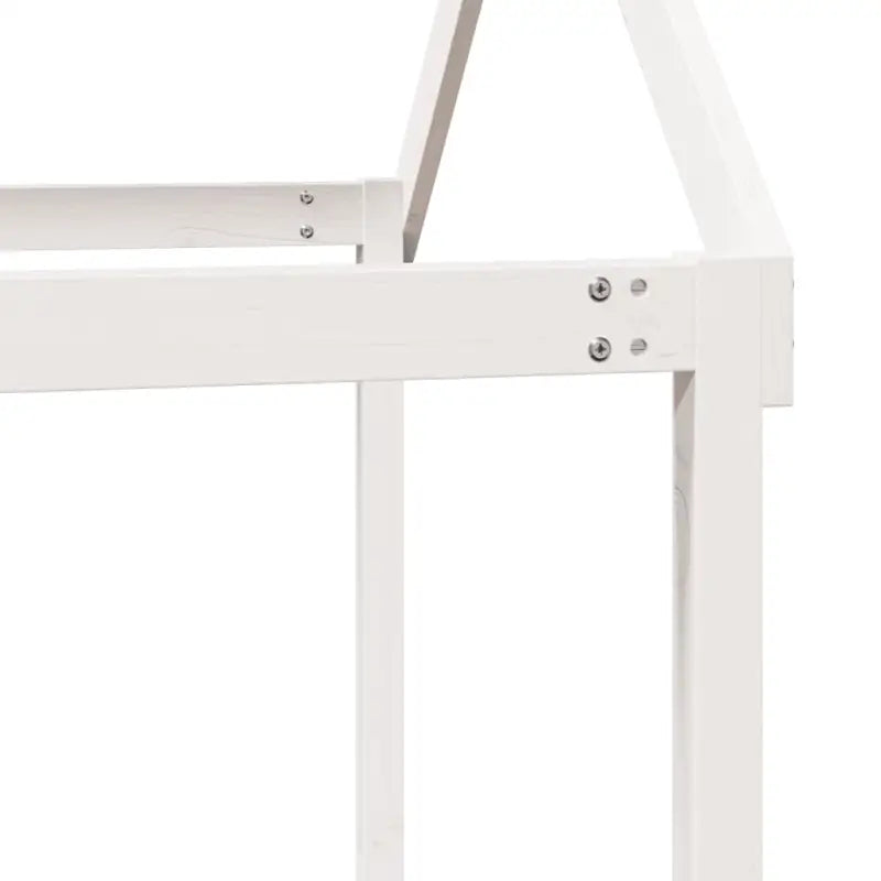 Kinderbedhuisje met open zijdeur van massief grenenhout - Accessoires voor bedden