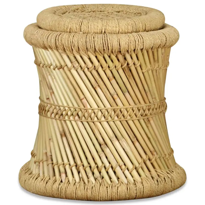Klapstoelen en krukken levering bevat natuurlijke bamboe set - Bruin / 2 - Klapstoelen & krukken