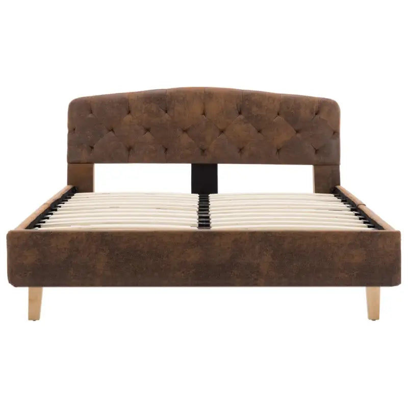 Klassiek bedframe met gepoedercoat stalen poten en elegante charme - Bedden & bedframes