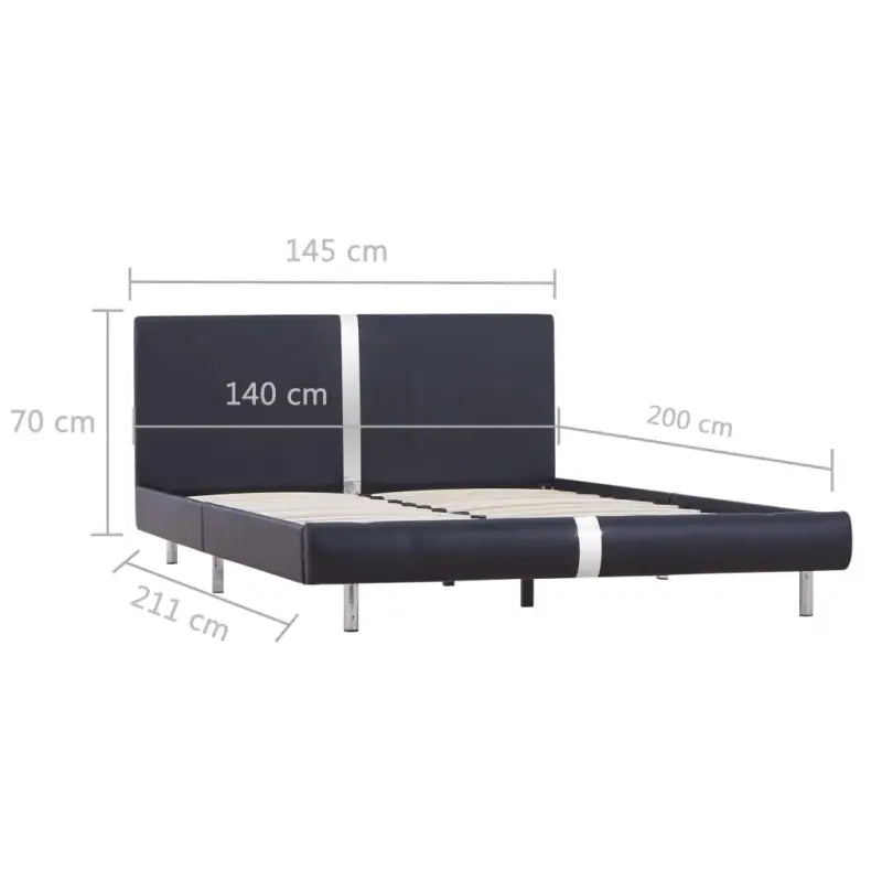 Klassiek bedframe met stalen poten en elegante uitstraling - Bedden & bedframes