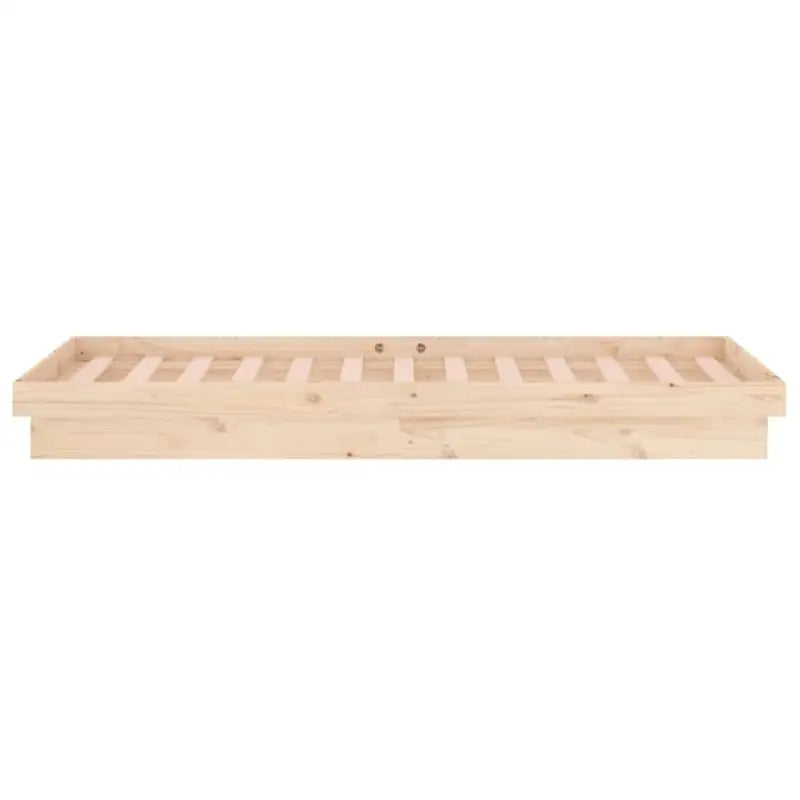 Klassiek bedframe van massief grenenhout met kleurrijke LED’s - Bedden & bedframes