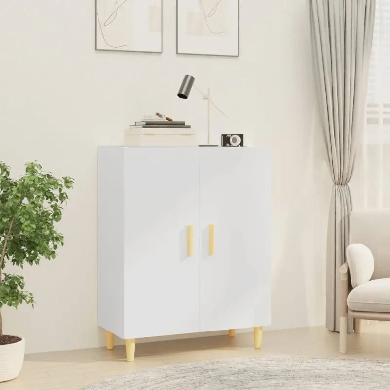 Klassiek dressoir met bewerkt hout en trendy ontwerp voor gemakkelijk schoonmaken - Wit / 1 - Dressoirs & buffetkasten