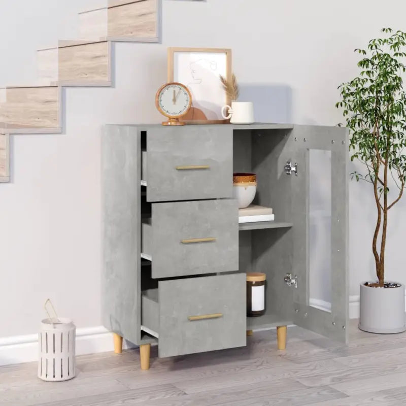Klassiek dressoir met visuele glazen deur voor elegante opslag - Dressoirs & buffetkasten