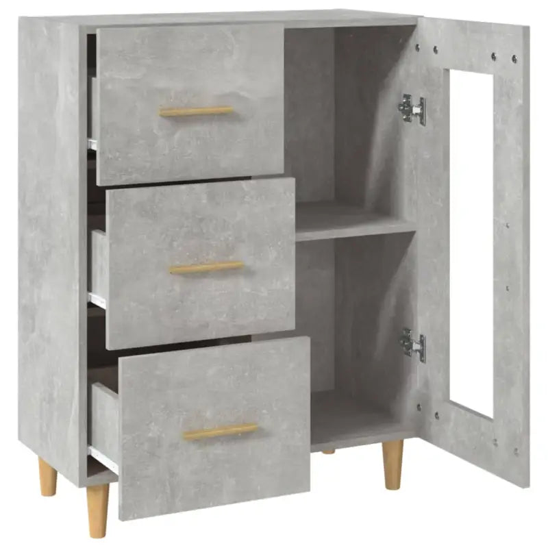 Klassiek dressoir met visuele glazen deur voor elegante opslag - Dressoirs & buffetkasten
