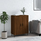 Klassiek dressoir van bewerkt hout met tijdloze uitstraling - Bruineiken / 1 - Dressoirs & buffetkasten