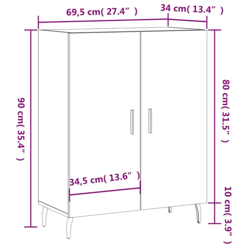 Klassiek dressoir van bewerkt hout met tijdloze uitstraling - Dressoirs & buffetkasten