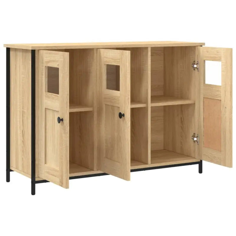 Klassiek dressoir van bewerkt hout met verstelbare poten - Dressoirs & buffetkasten
